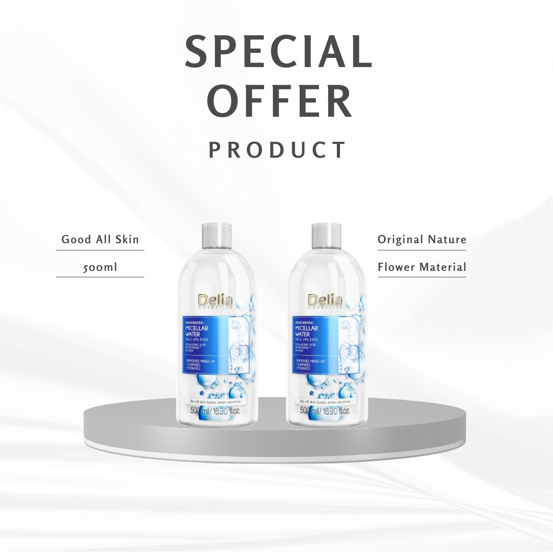 Moisturizing micellar water, 500 ml